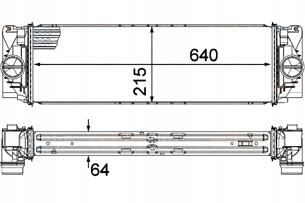 INTERCOOLER MERCEDES SPRINTER 06- HELLA Producent części Hella
