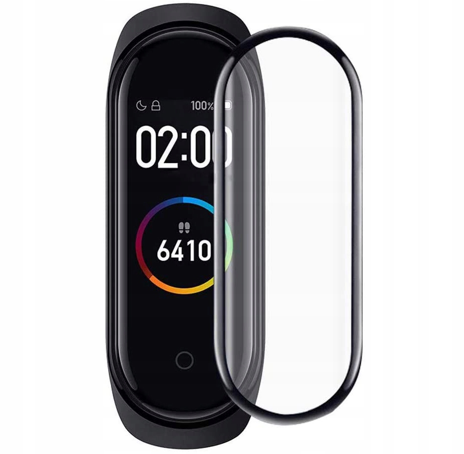 

Do Xiaomi Mi band 4 i 3 - Szkło Hybrydowe Pełne