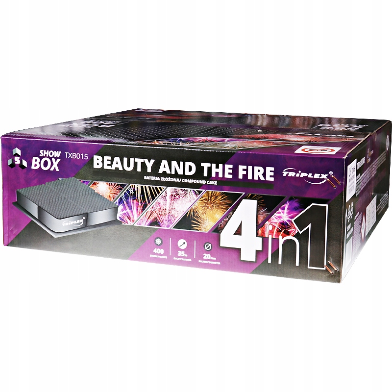 

Wyrzutnia TXB015 Beauty And The Fire 400 Strzałów