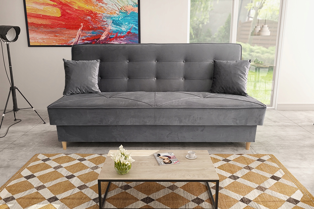 

Wersalka kanapa sofa rozkładana Livia poduszki