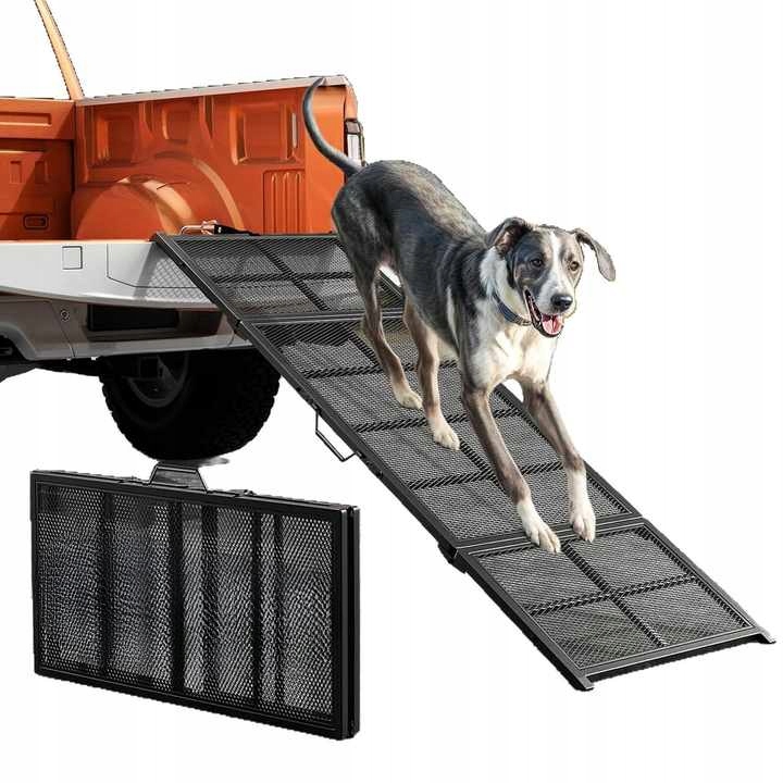 Levně Rampa Pro Psa Schody Plošina Do Auta Pawaboo Skládací Protiskluzová