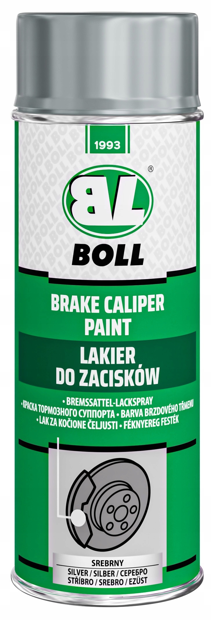 Boll lakier do zacisków 400ml spray Srebrny