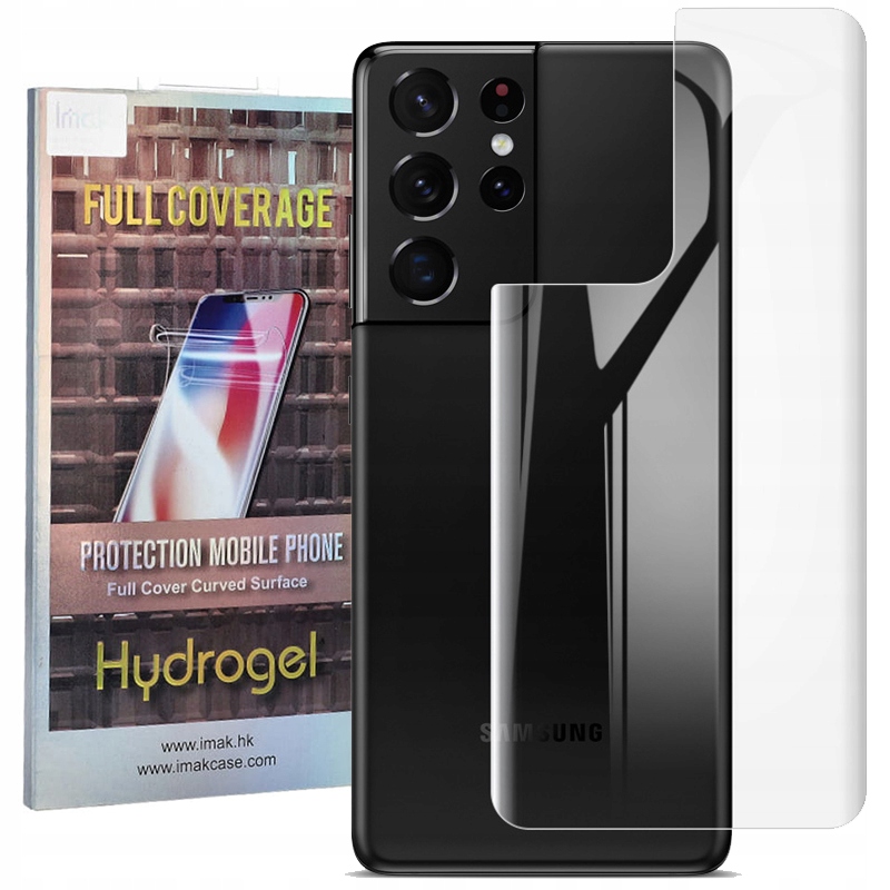 

Folia hydrożelowa do Galaxy S21 Ultra, na tył Imak