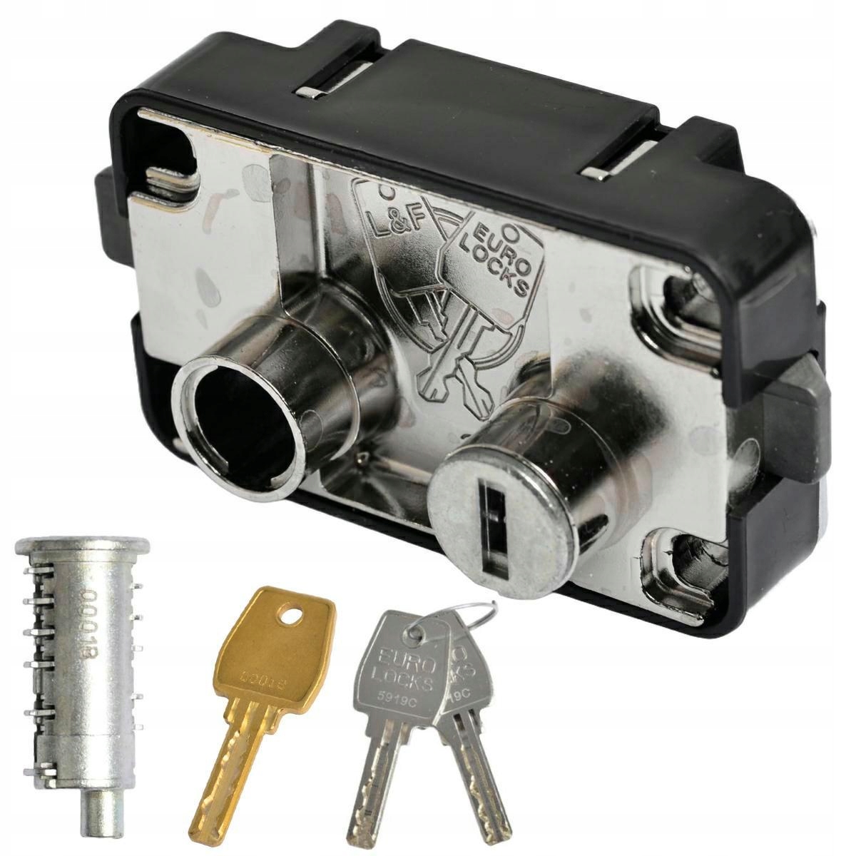 Depozitný Zámok Euro-locks C760 Sada 2 Kľúčov