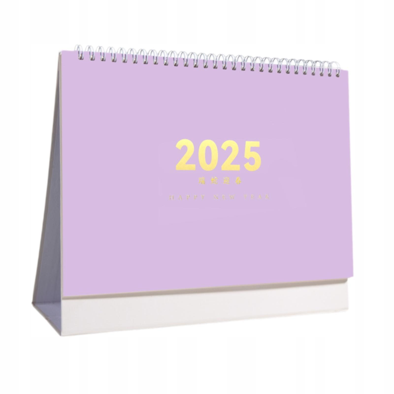2025 Desktop Stand up Calendar Codzienny harmonogram do salonu Wielozadaniowy