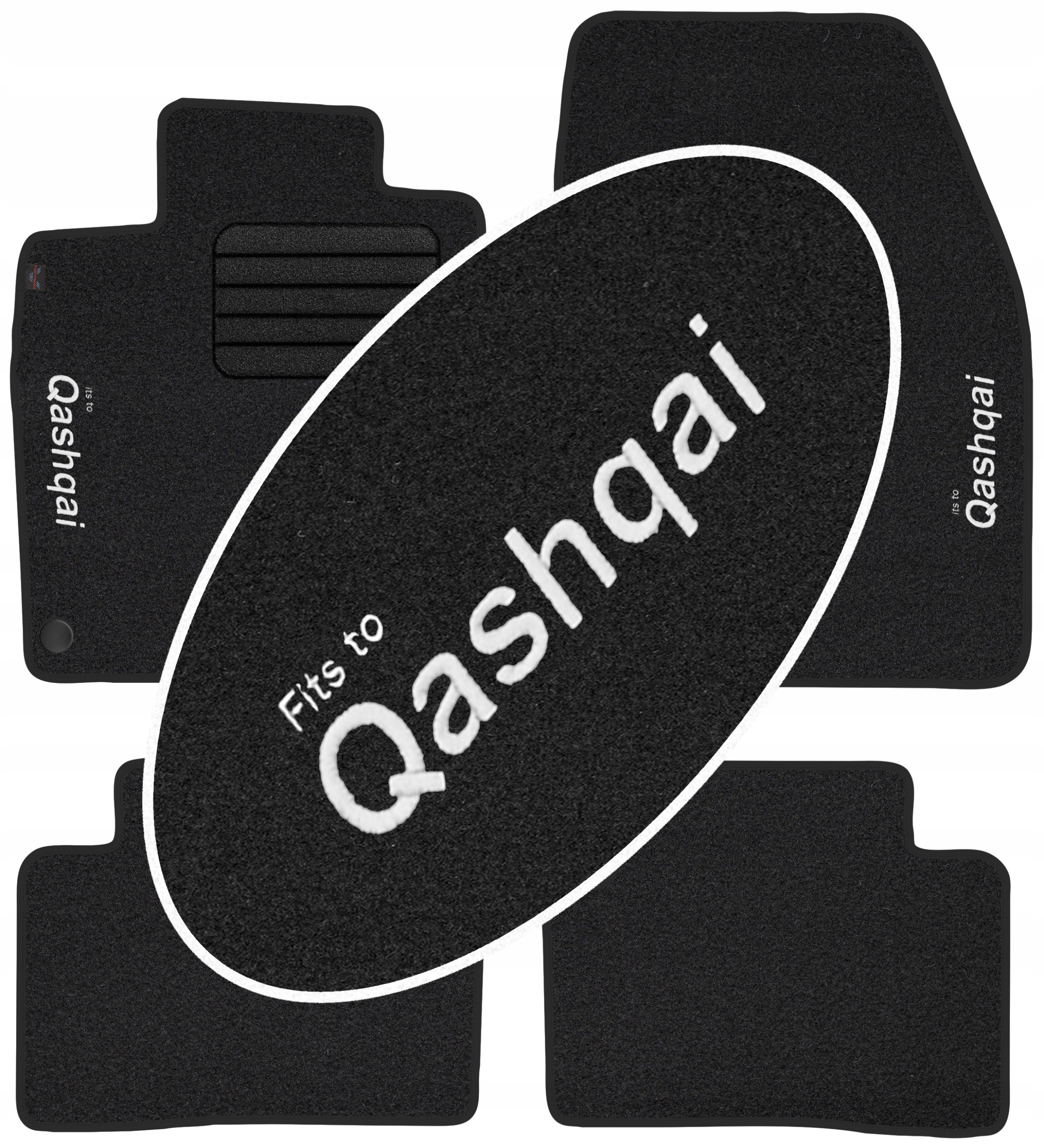 

Nissan Qashqai II 2013- Welurowe z Haftem