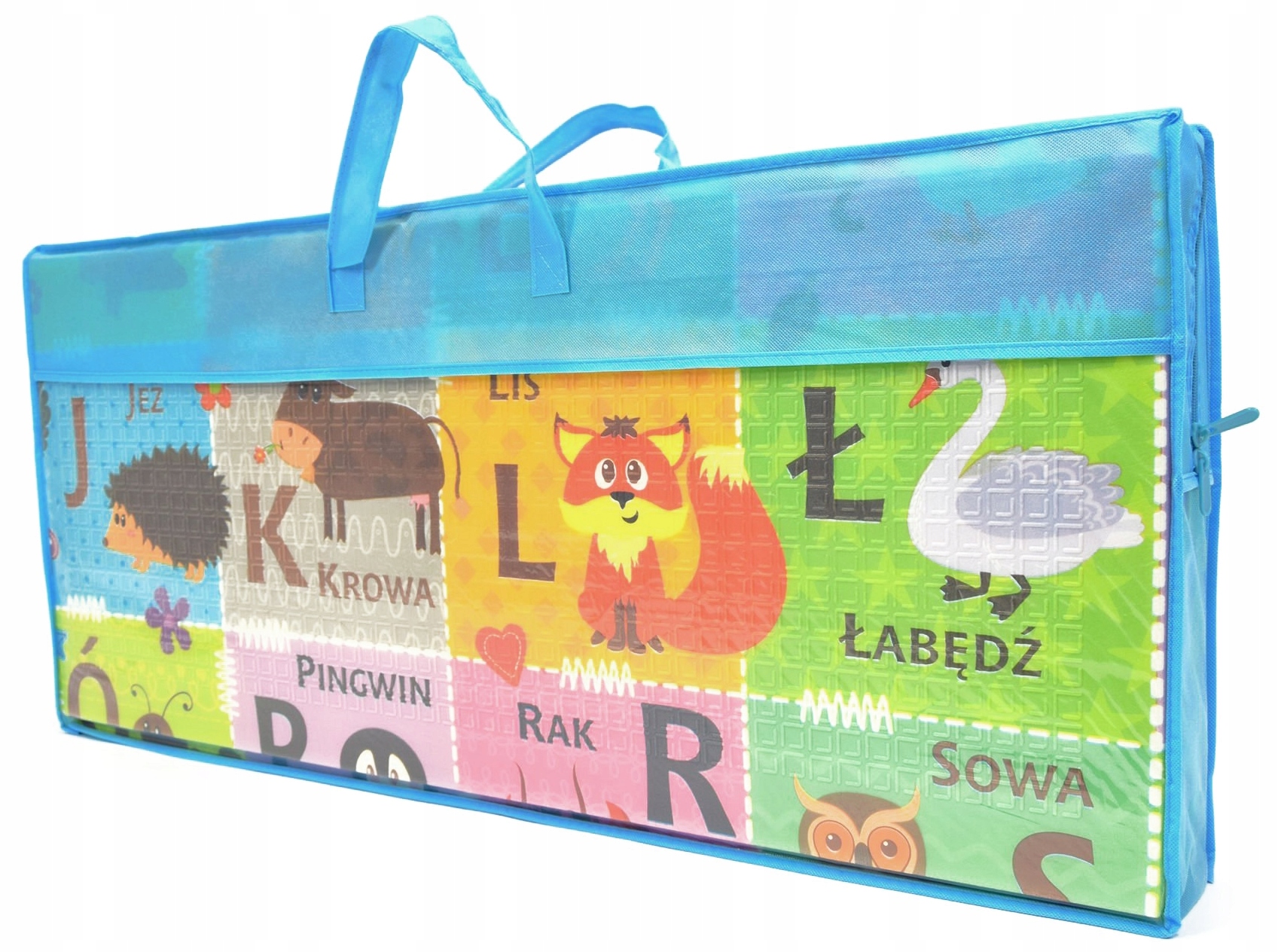 MATA KONTRASTOWA CZARNO-BIAŁA ZOO DWUSTRONNA GRUBA Wiek dziecka 0 +