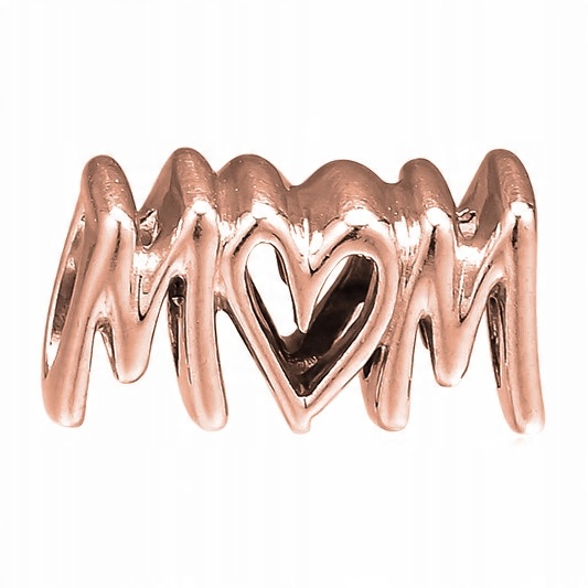 

Charms Mom Mama Mother różowe złoto srebro 925