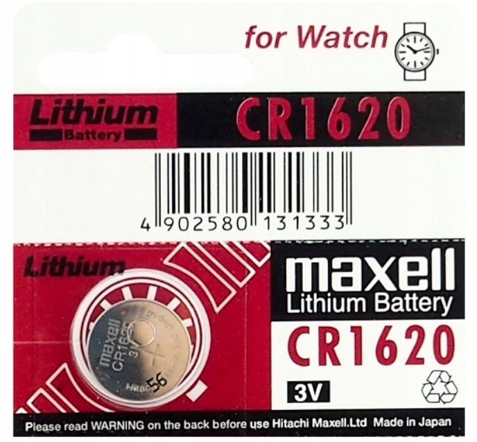 

Bateria Maxell Litowa CR1620 3V 1szt.