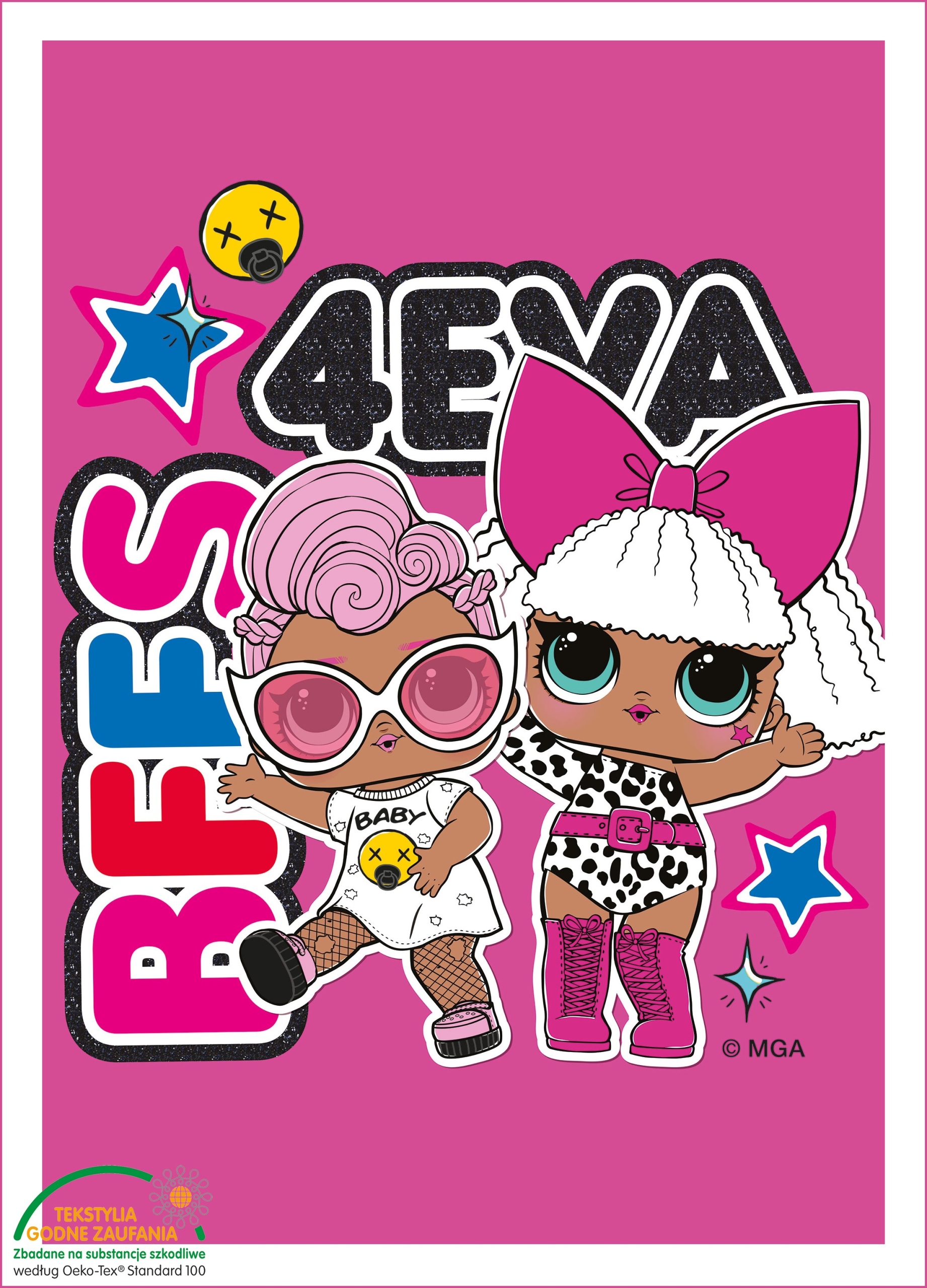 KOC DZIECIĘCY Z POLARU 100 X 150 L.O.L. SURPRISE Marka Halantex