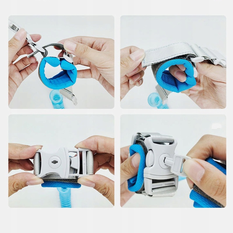 Smycz Szelki Opaska Zabezpieczająca Przed Ucieczką Dla Dziecka Nadgarstek Wiek dziecka 9 m +