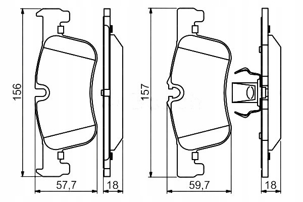 Bosch Brzdové Destičky Bmw Přední 1/2 1,5-2,0 10- Asistent řidiče #28