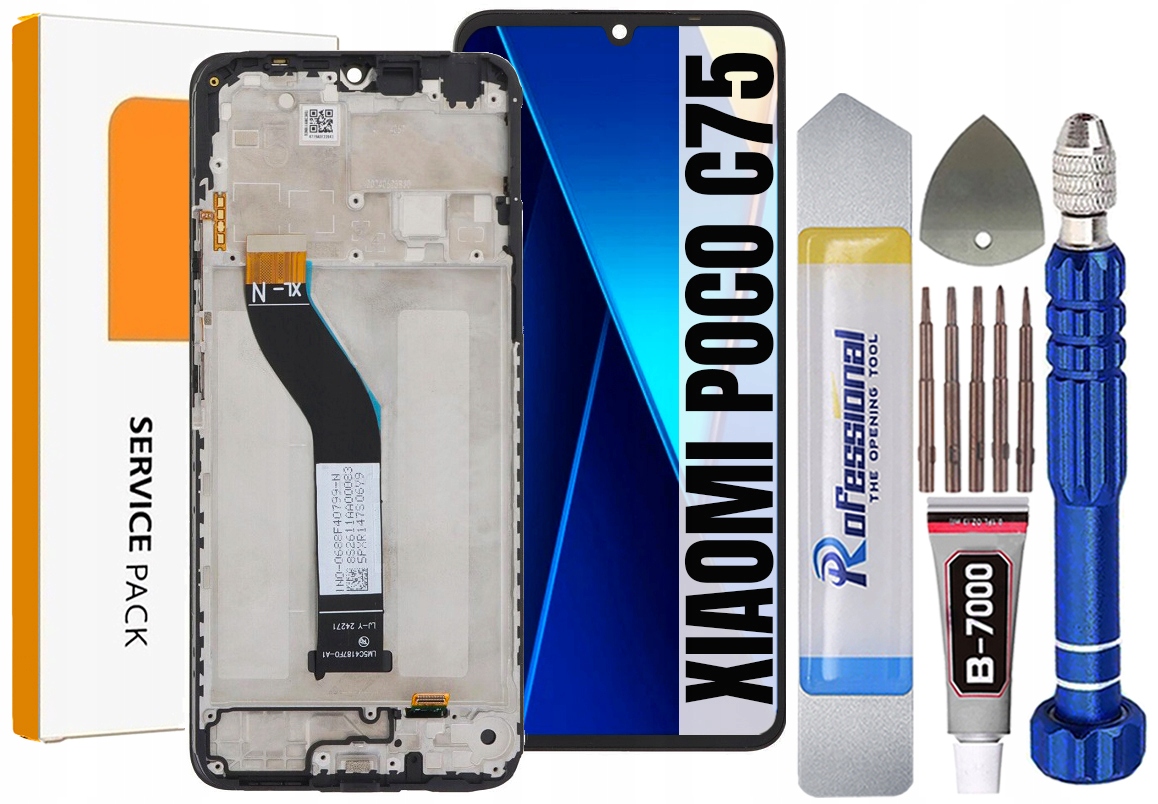 Displej Pro Xiaomi Poco C75 Originální LCD Displej Rámeček