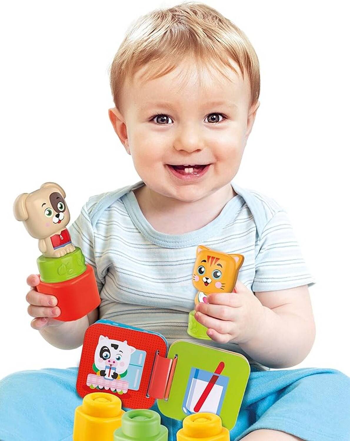 KLOCKI CLEMMY ZESTAW SŁODKIE ZWIERZAKI Clementoni Liczba elementów 6