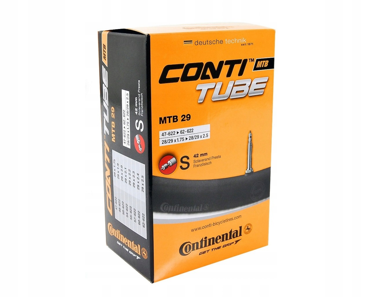 

Dętka Mtb Continental 28/29'' x1,75'' 2,5'' presta
