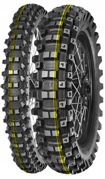 Mitas Pneumatika 70/100-19 Terra Force-ex Mh (žltý Pás) 42M Tt Predná Strana