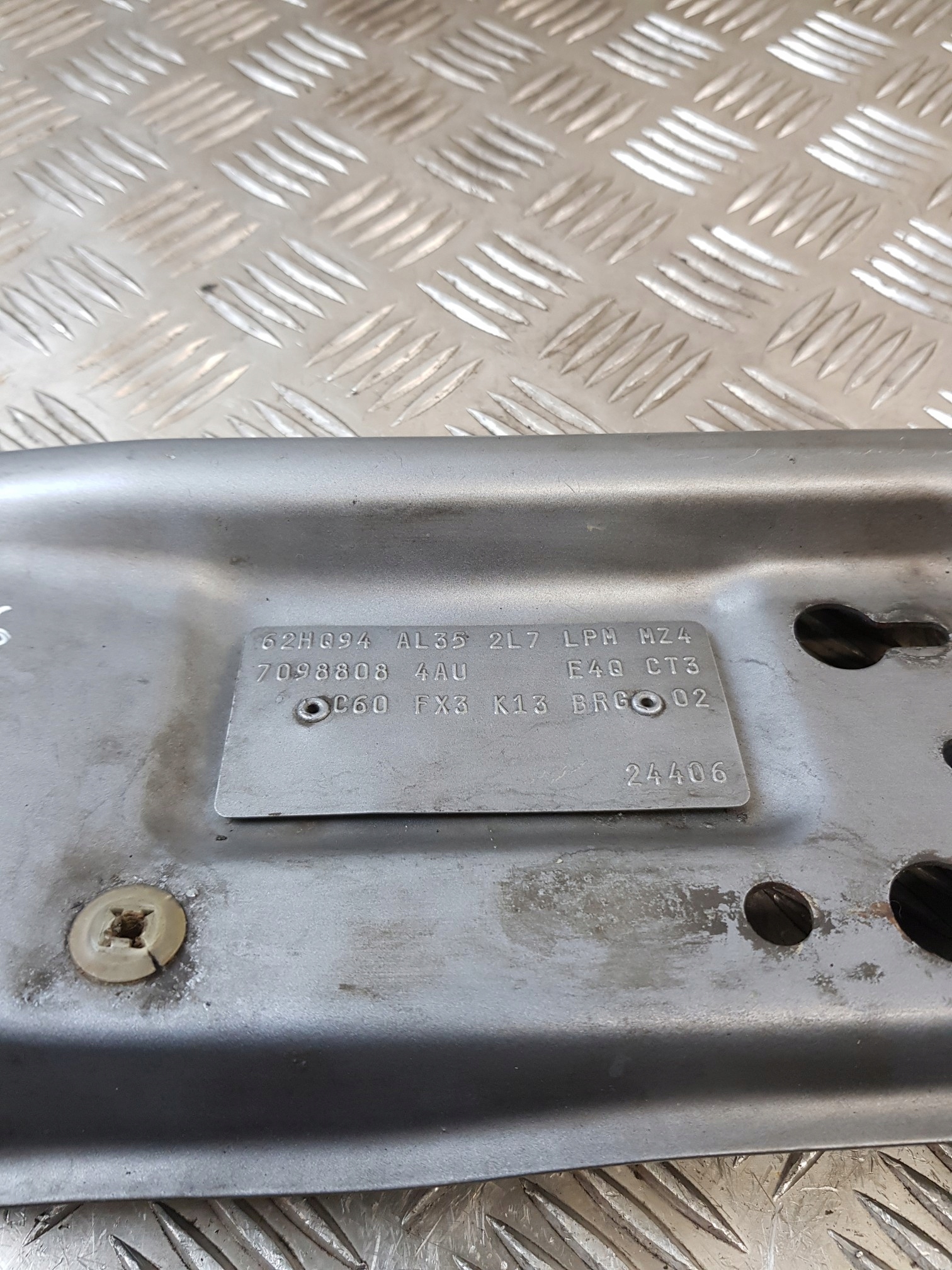 front upper panel + impact sensor 13158750 OPEL ASTRA H 07R
