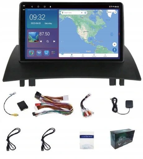 Rádio Android Navigácia Renault Megane 2002-09 Usb Carplay Bt 2/64GB