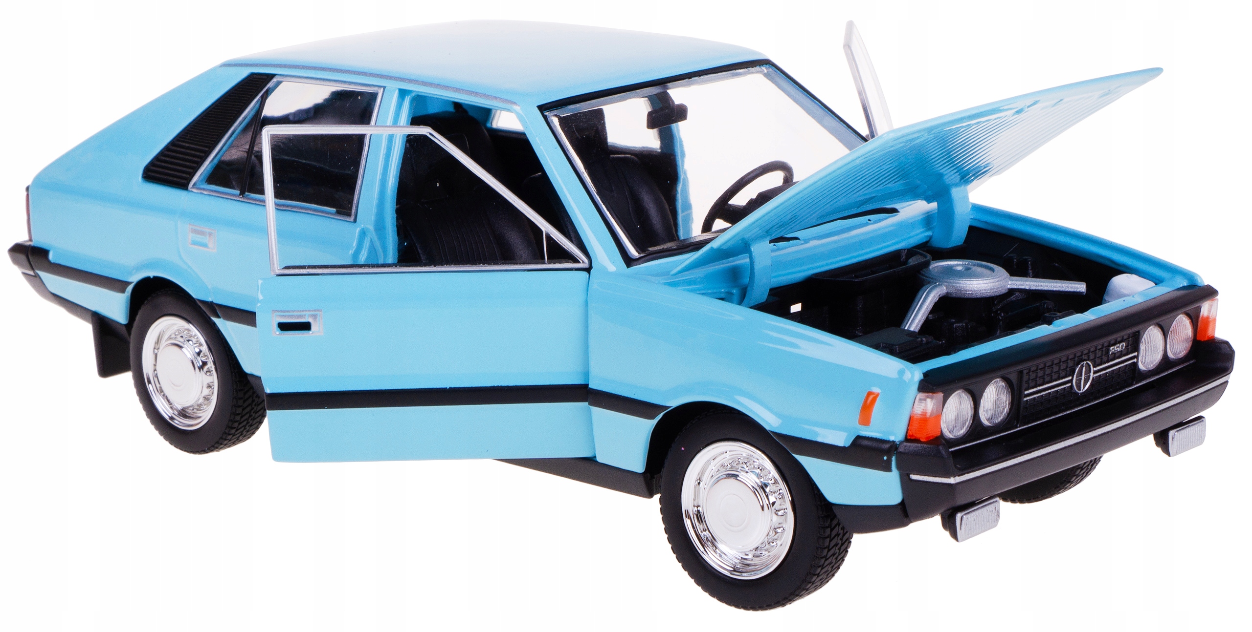 Fso Polonez 1500 Mr `78 Borewicz Model Kovový Welly 1:24 Azurový