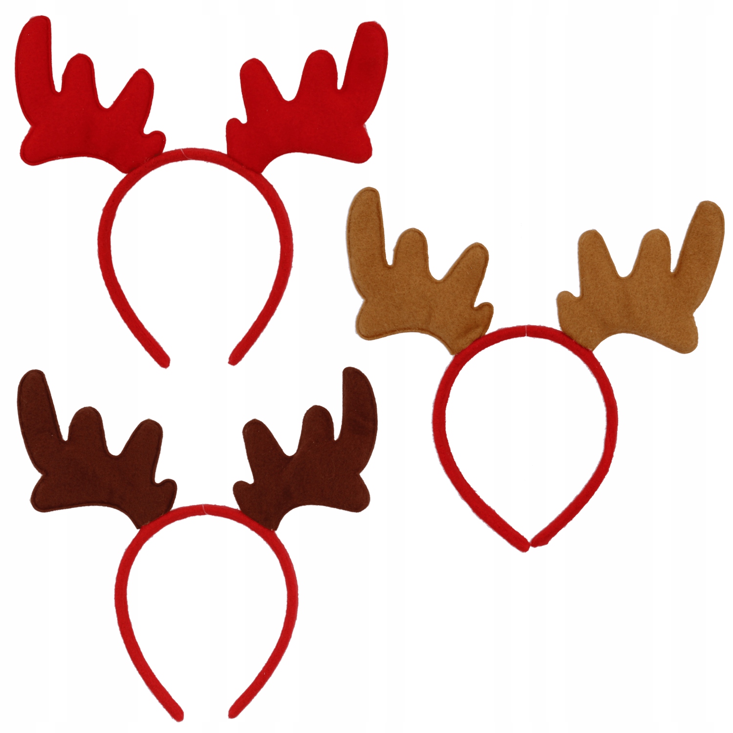 OPASKA NA GŁOWĘ - ROGI RENIFERA 22 x 24 CM