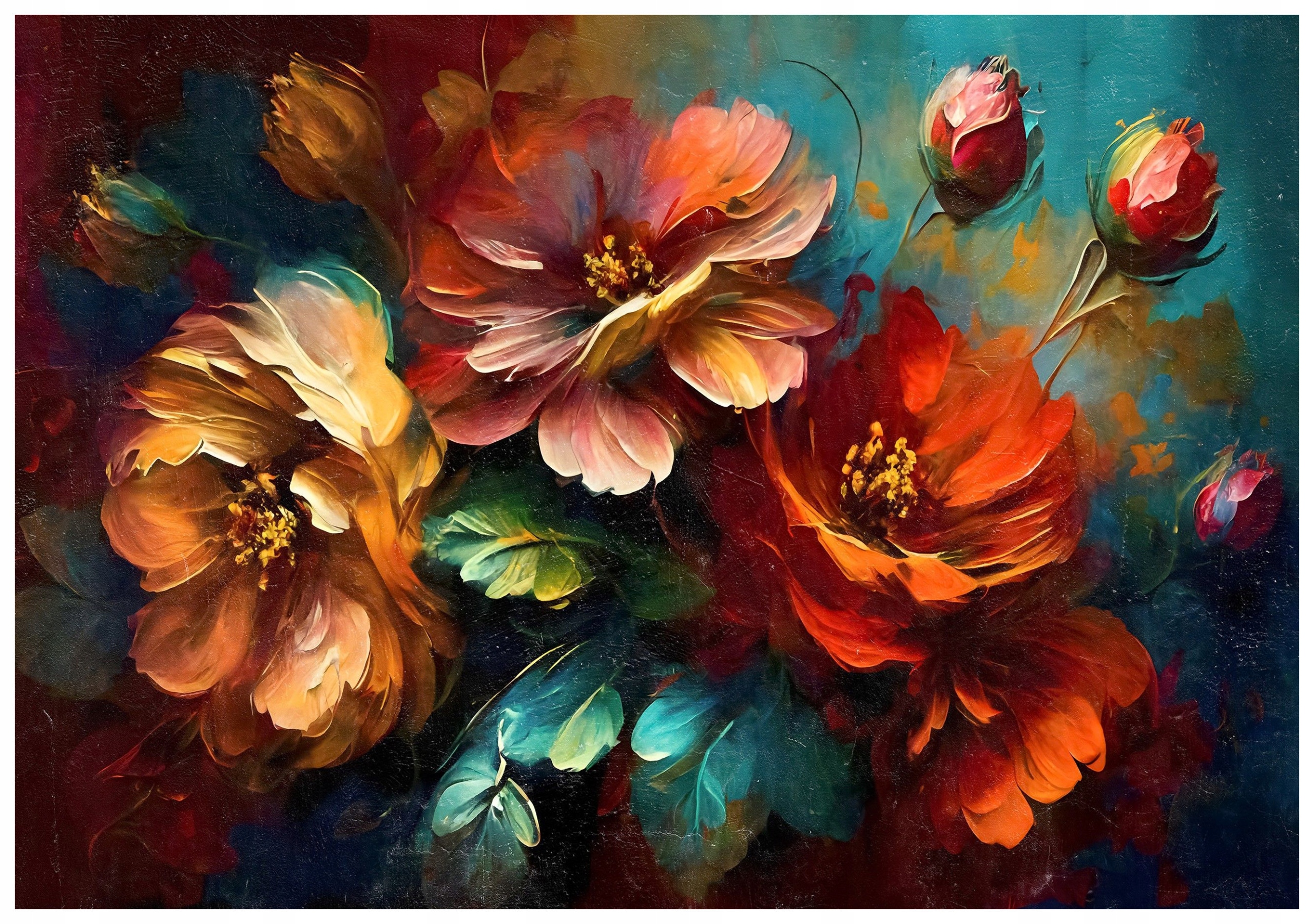 Fototapeta Kvety Štýlové a elegantné do obývacej izby spálne 416x254 lepidlo