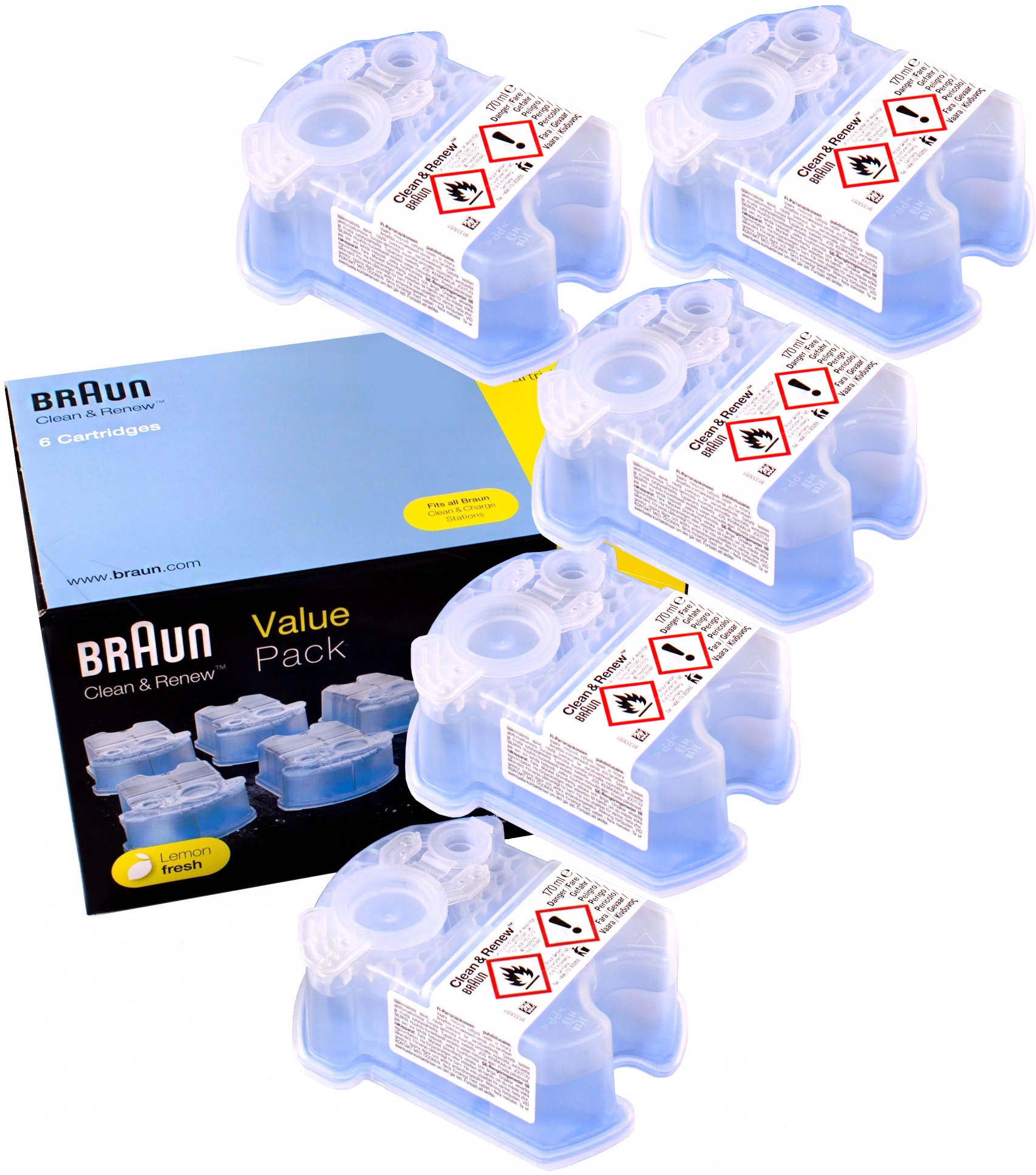

Płyn Wkład Braun Ccr 4+1 Clean & Renew 5 Sztuk