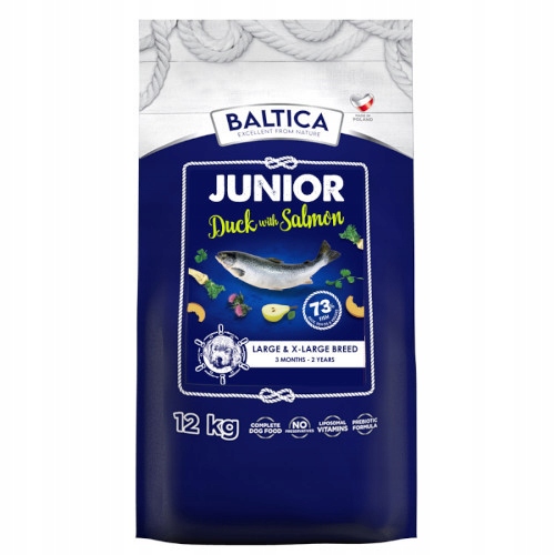 Baltica Excellent Junior Duck with Salmon L/XL 12kg
