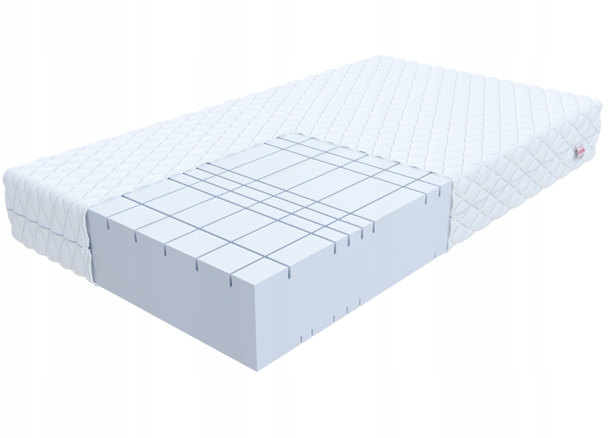 Matrace 160x200 pěnová Fdm Goya Max Plus H4 potah prošívaný zip