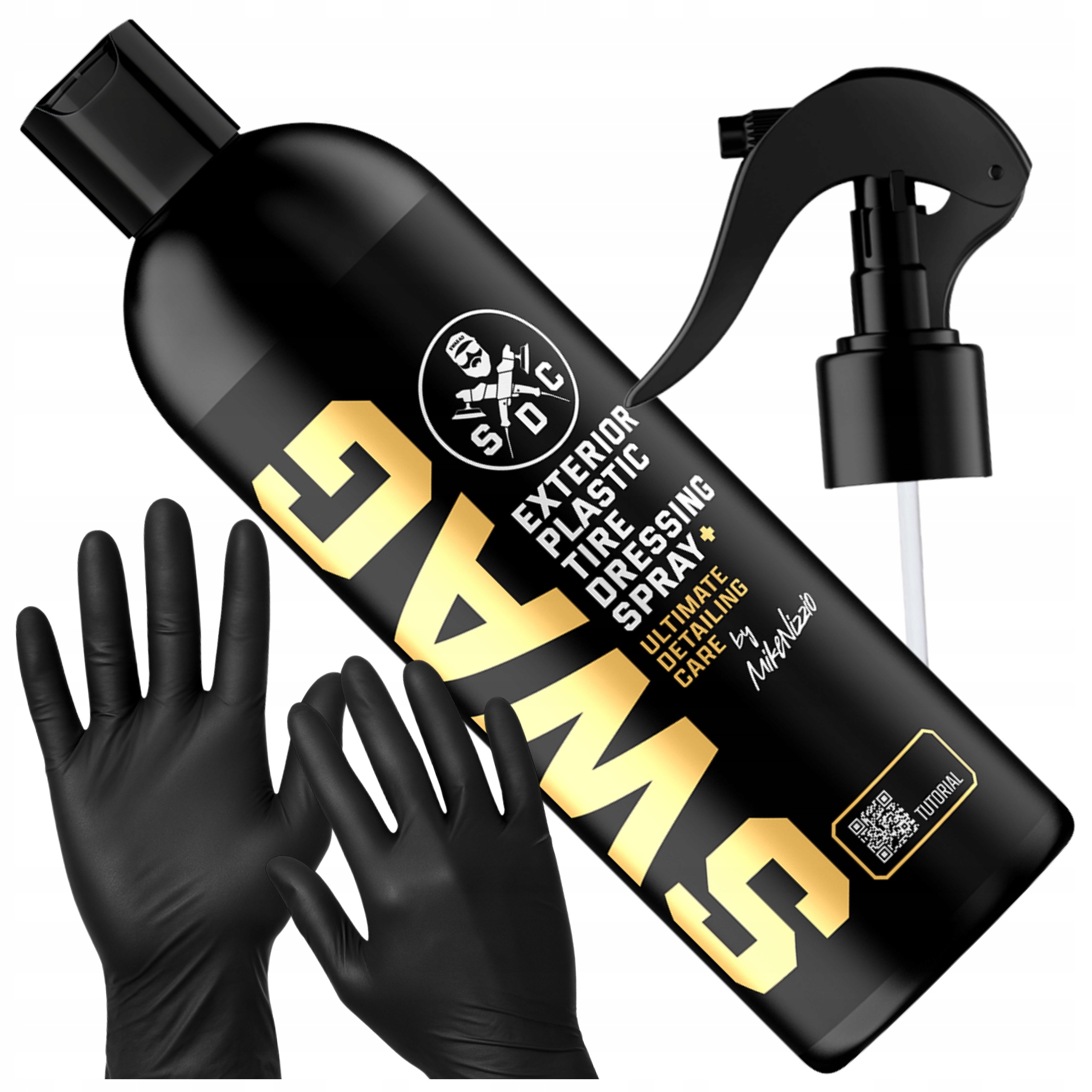 Dressing Do Opon Plastików Swag Exterior Plastic Tire Dressing Spray+ 0,5L