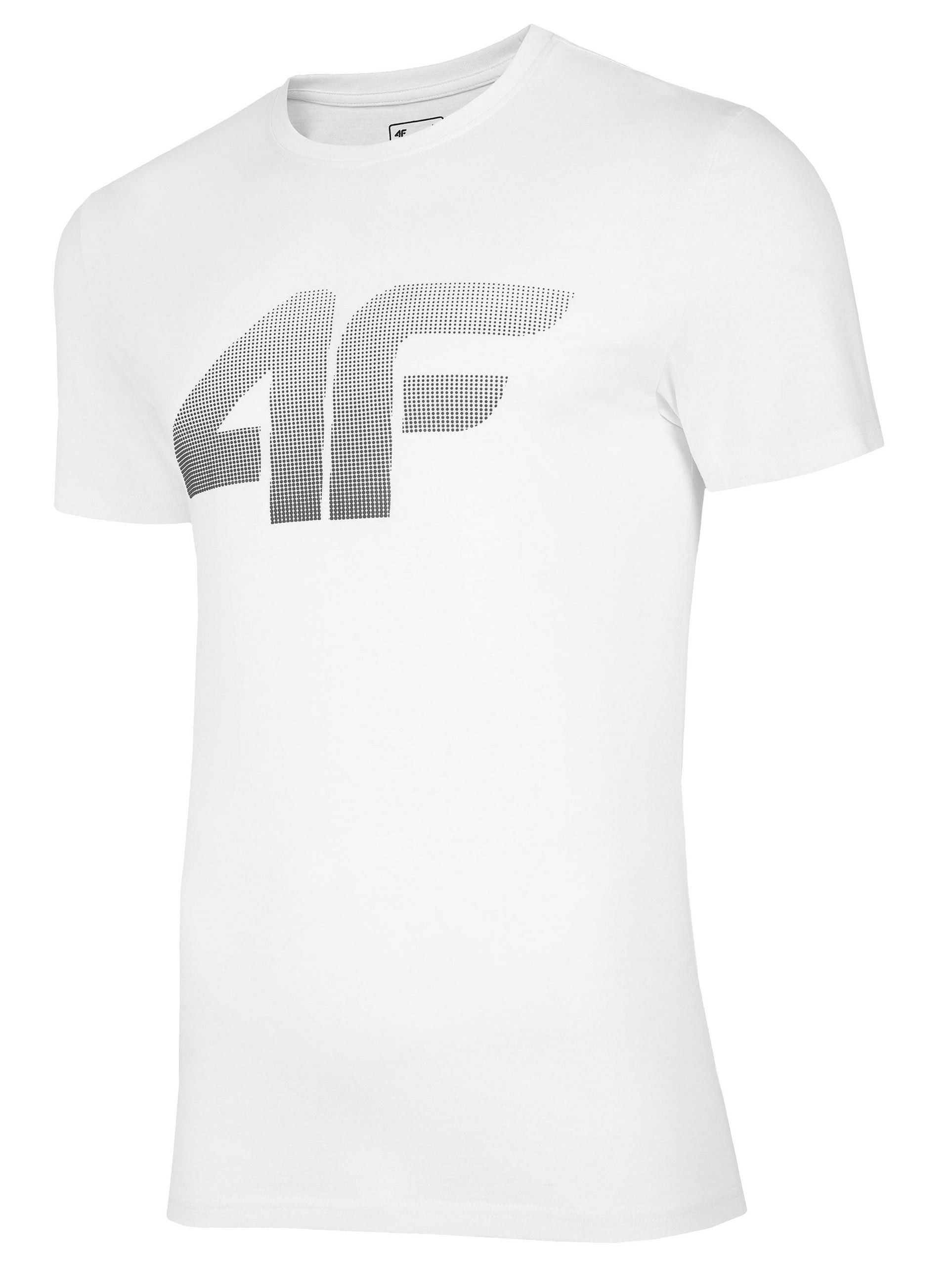 

T-shirt 4F Męski NOSH4 TSM004 Biały R. M