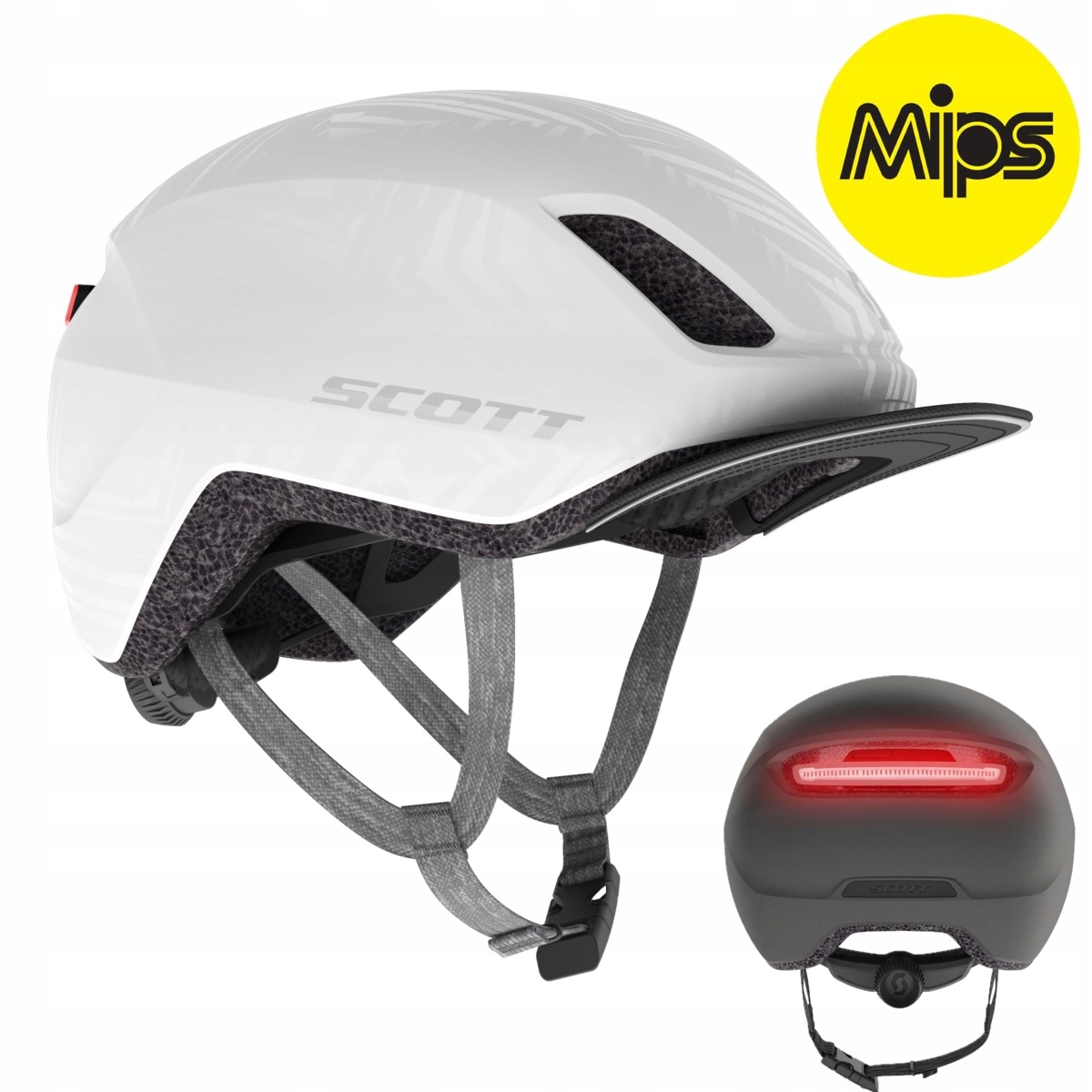 Cyklistická helma Scott II Doppio Plus Mips vel. M (55-59) Led světlo od 549 Pln