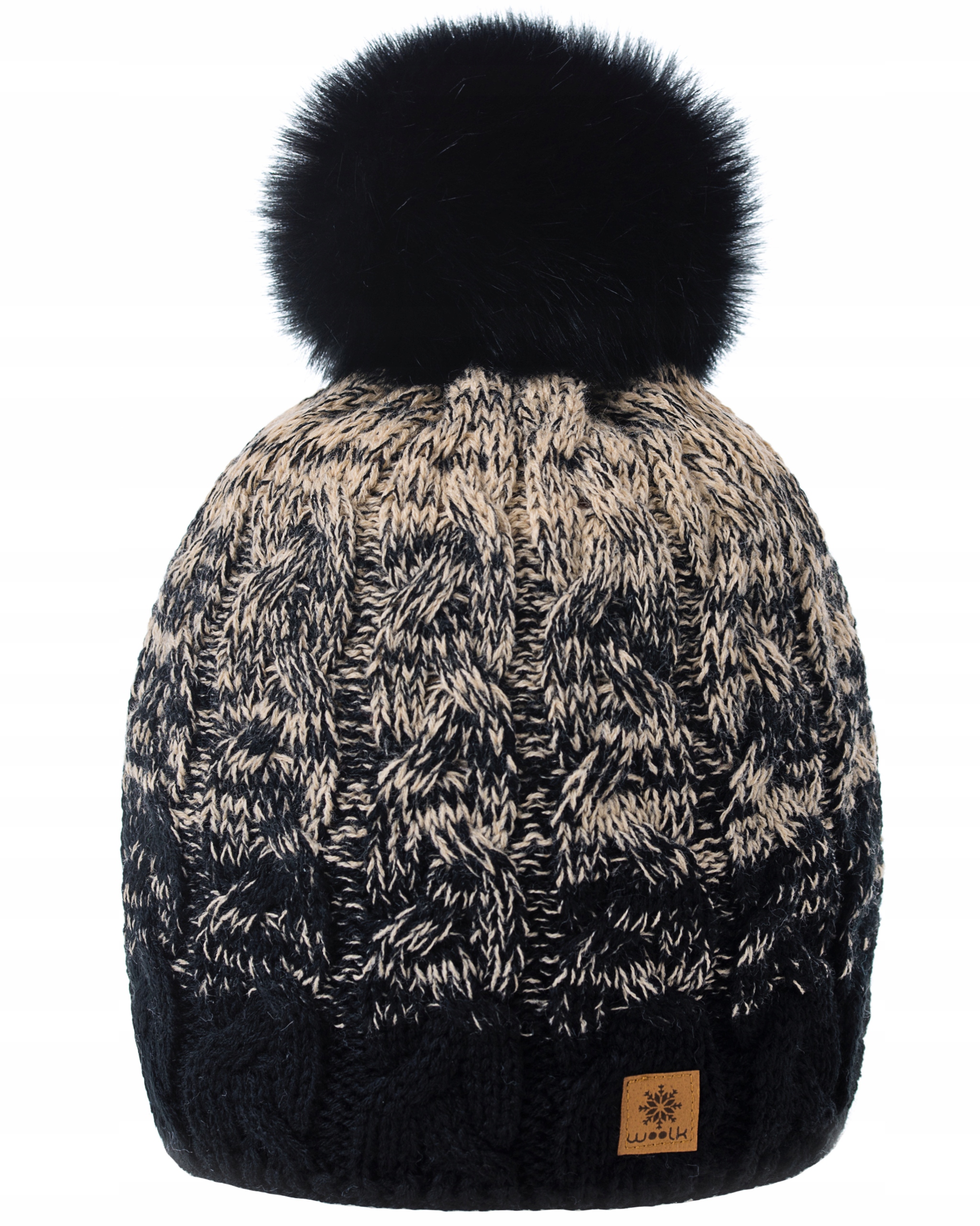 

Zimowa Czapka Ciepła pompon i polar Woolk Pola