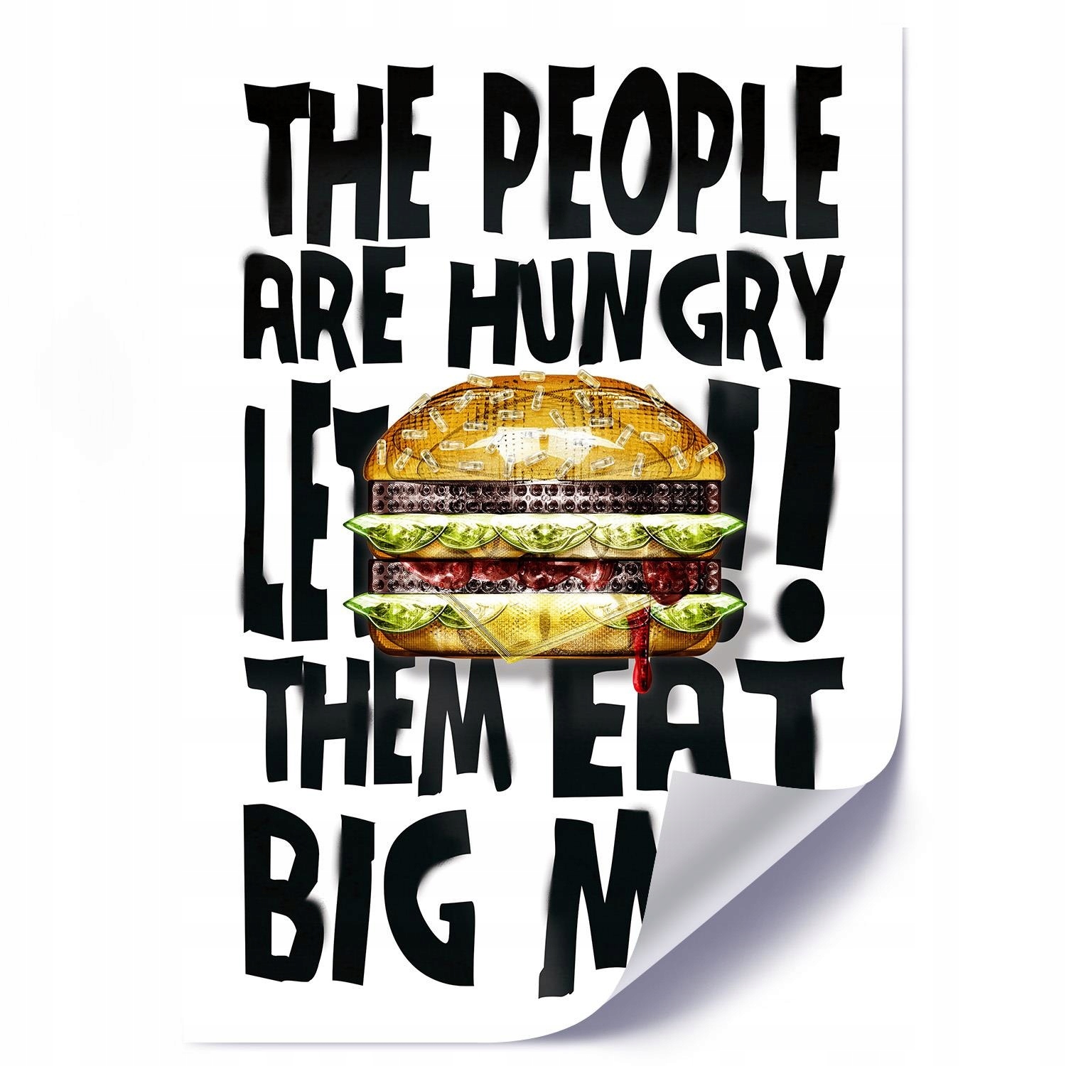 

Plakat Nowoczesny Do Sypialni Hamburger 50x70