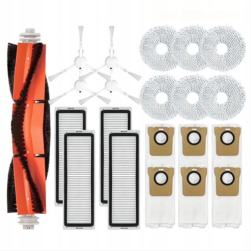 Příslušenství Pro Xiaomi Robovacuum X10+ S10+ Sada Kartáčů, Filtry, Mopy