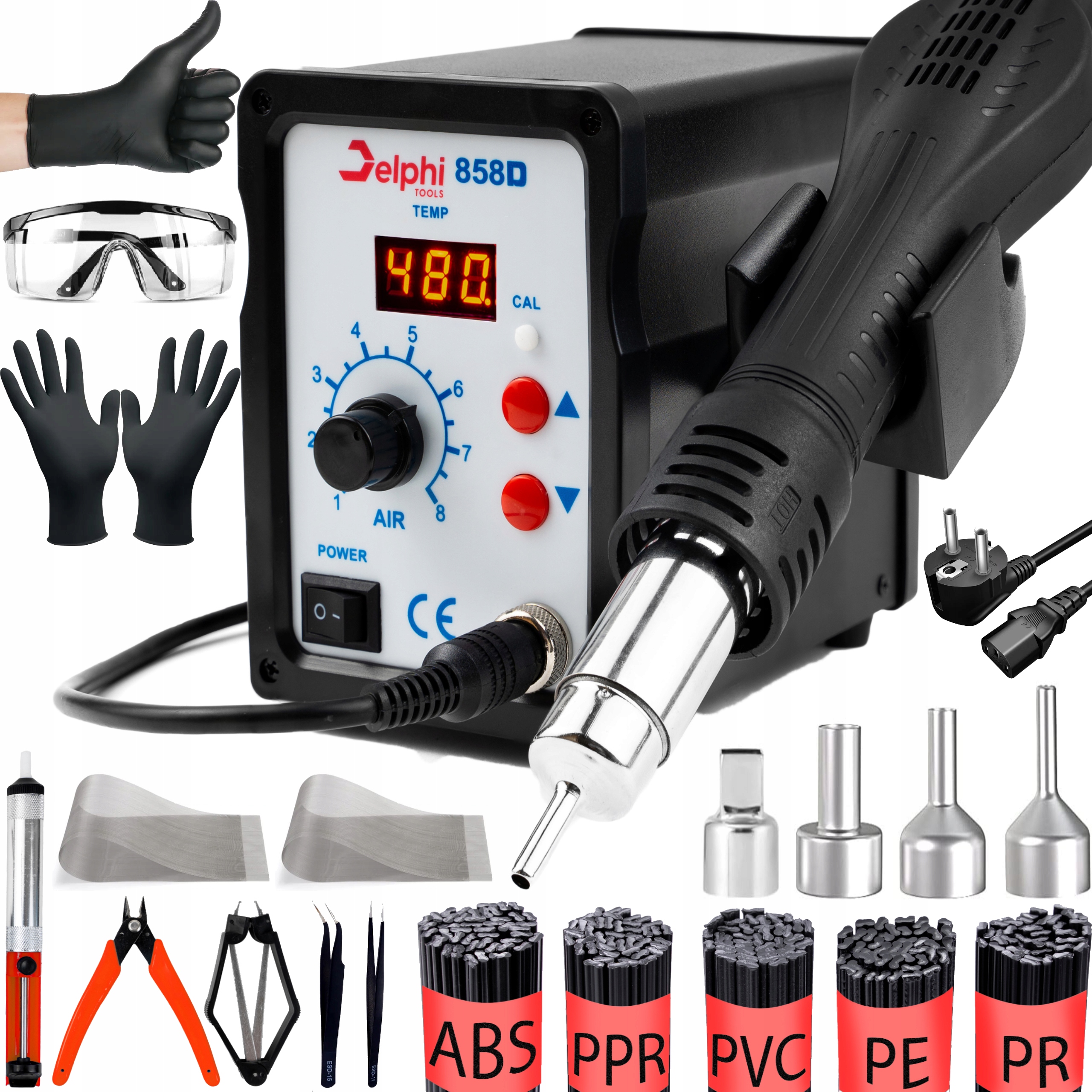 SPAWARKA do PLASTIKU ZGRZEWARKA TWORZYW STACJA LUTOWNICA + ZSZYWARKA 800szt EAN (GTIN) 5905108471132