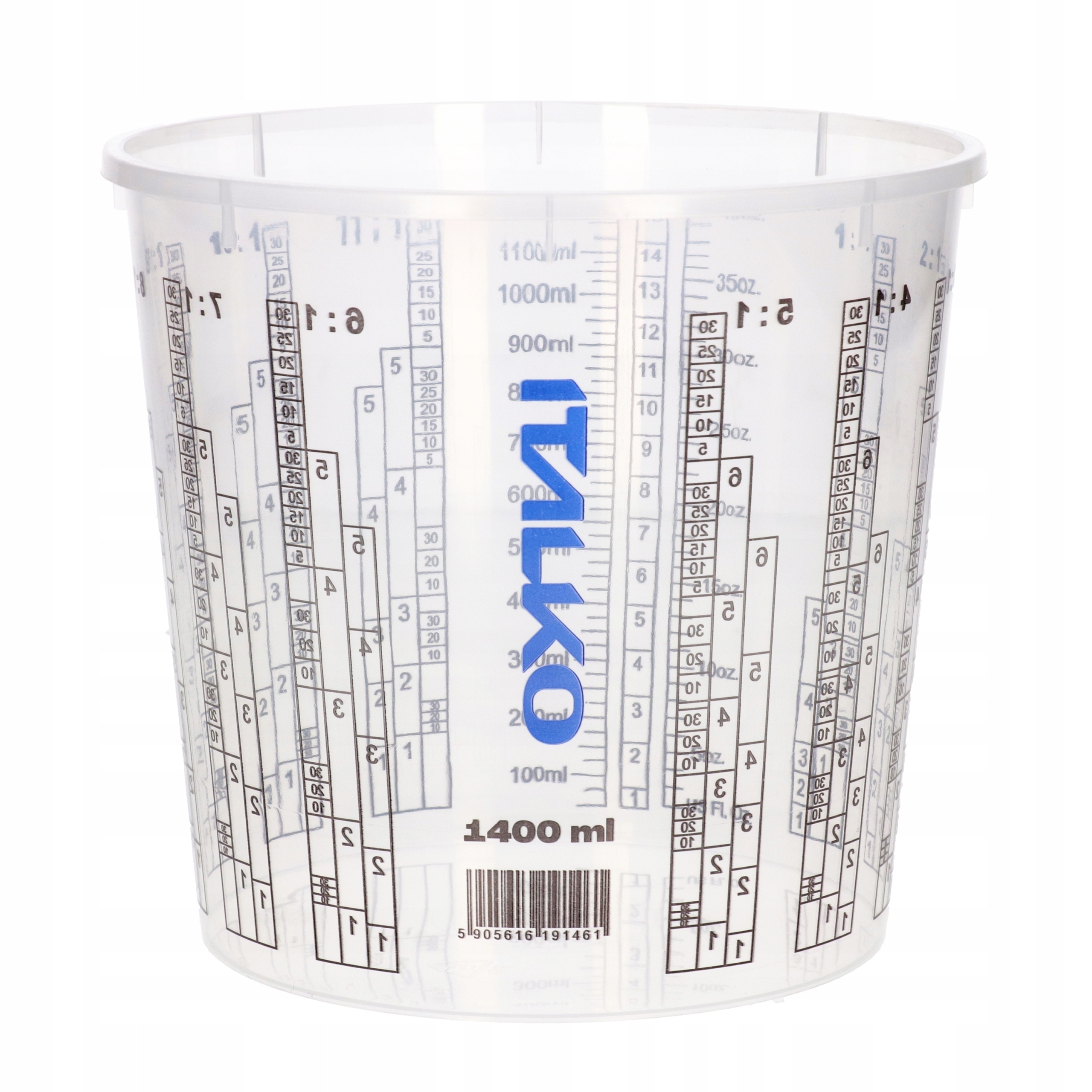 Kubek Do Mieszania Farb Z Podziałką 1400ml -25szt
