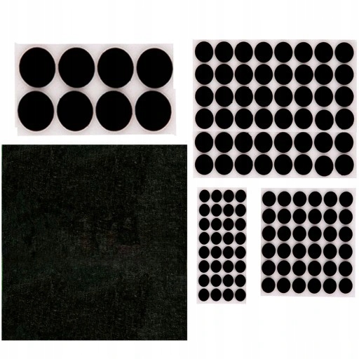 FILCOWE PIANKOWE PODKŁADKI MEBLE 125 FILC ŚLIZGACZ