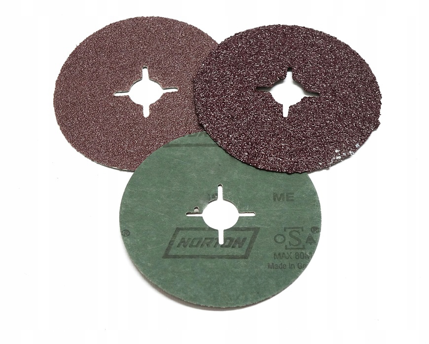

Krążek fibra Norton Alox 125 x22 gr 60 /3szt
