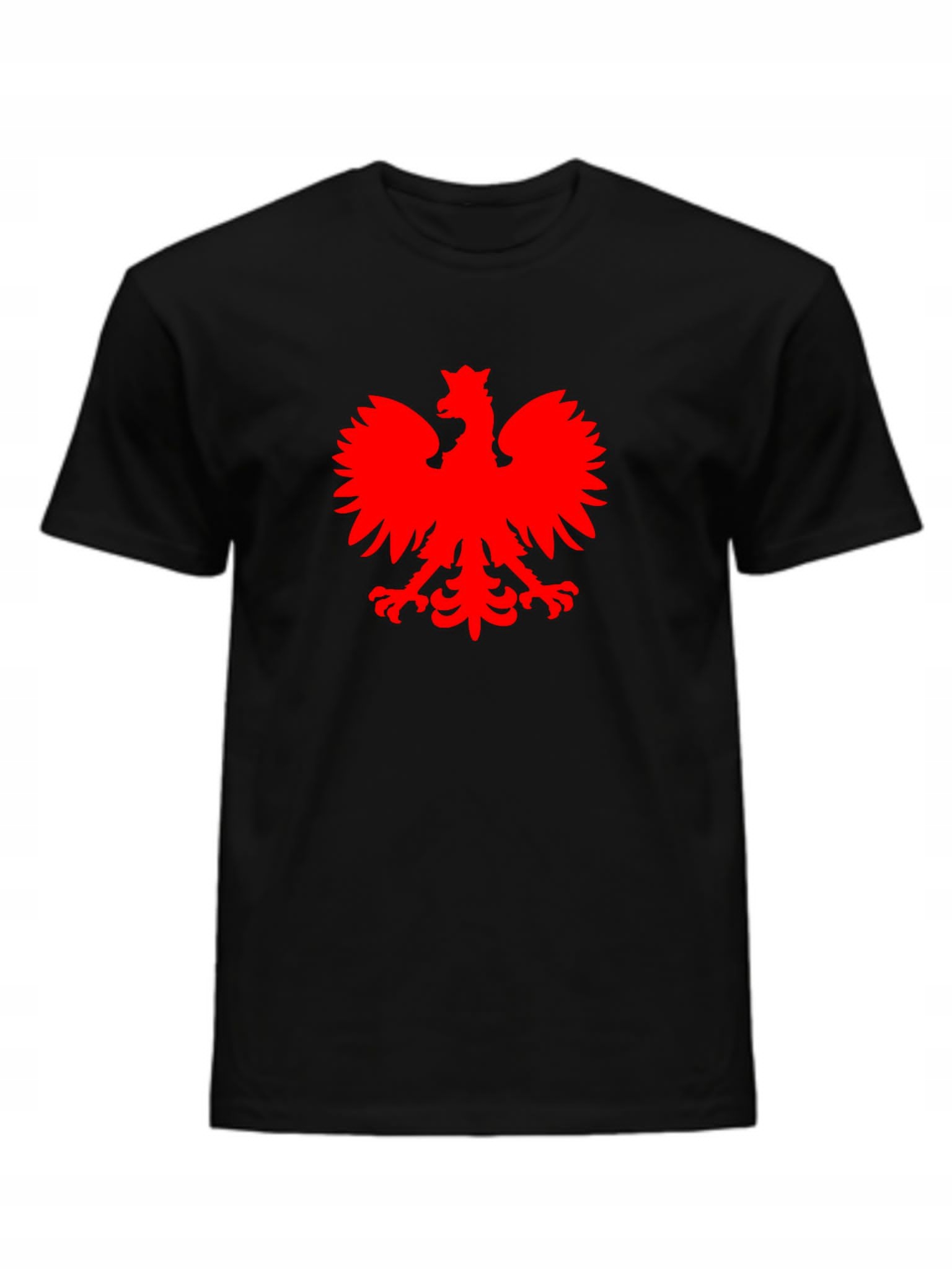 

Koszulka T-shirt Męski Polska Bawełniany Czarny L