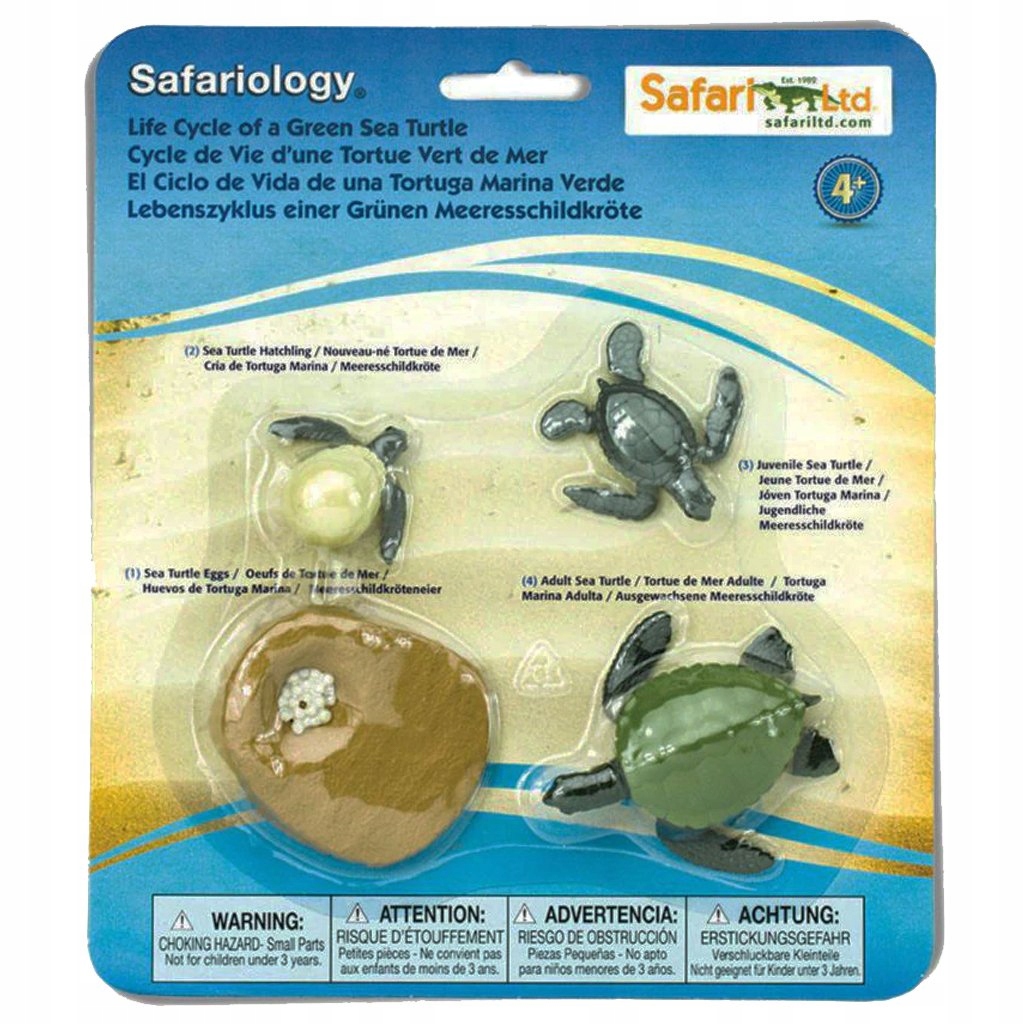 

Figurki Cykl Życia Żółwia Safari Ltd. 662316