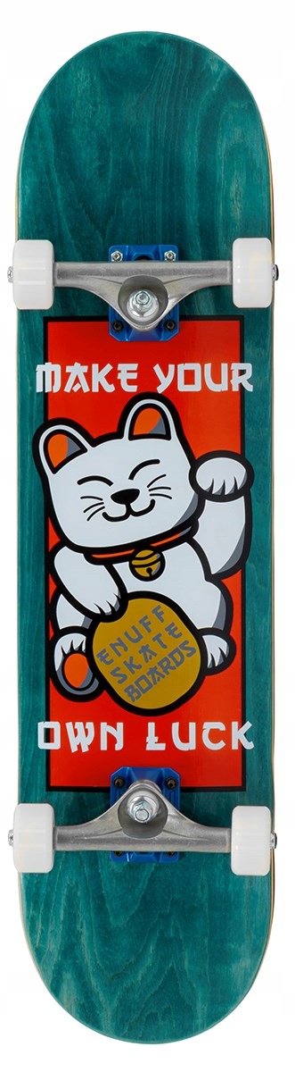 Deskorolka Enuff Lucky Cat 8"- green, miękkie koła 92A