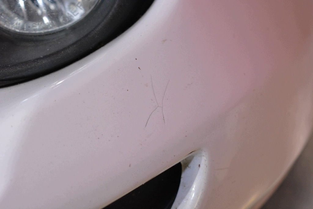 bumper front front white MAZDA 3 2 II BL LIFT 09-13
