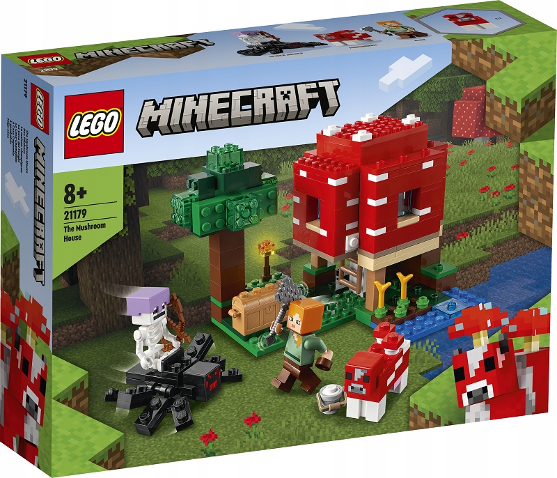 

Lego Minecraft Dom w grzybie 21179