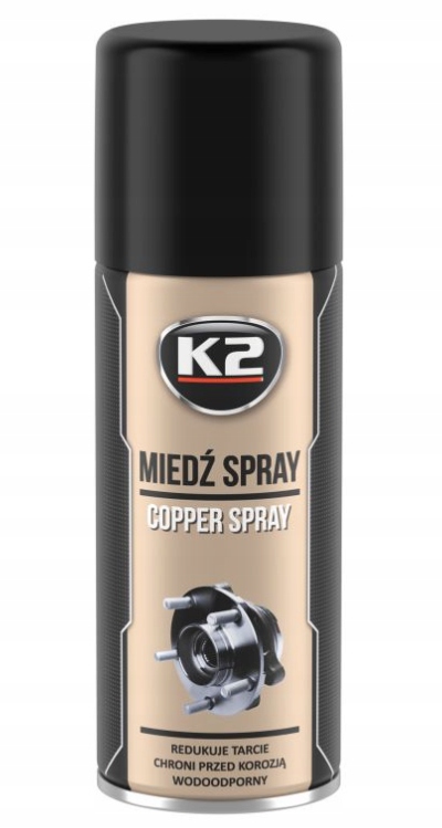 K2 Miedź Spray Smar miedziany 400ml W122