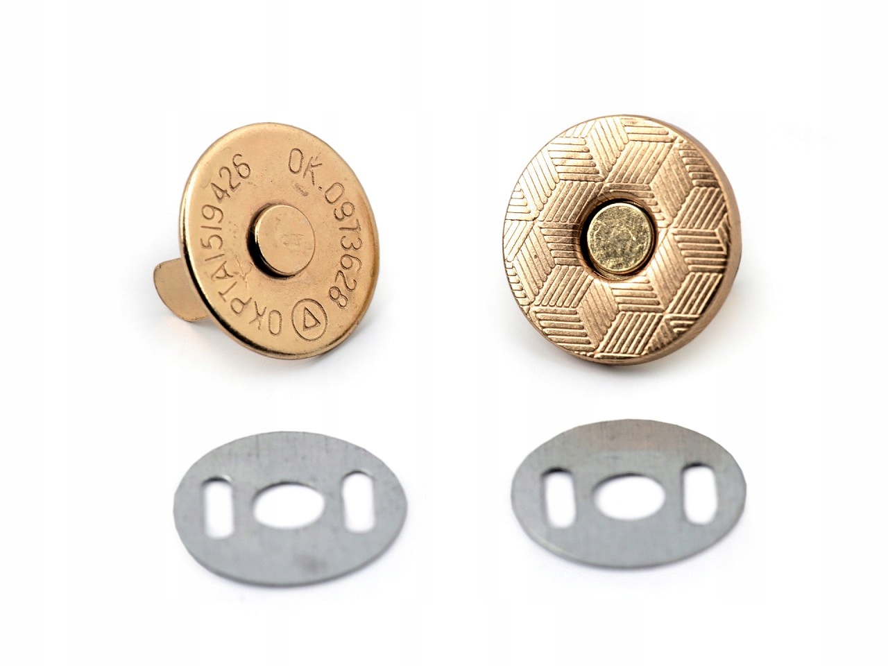 

Zapięcie magnetyczne fi14 mm cienkie 5komplet