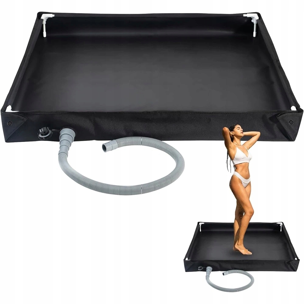 Składana Podstawa Prysznicowa Brodzik Kempingowy Turystyczny Przenośny