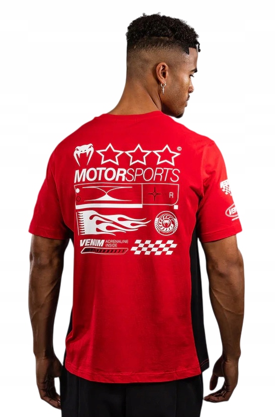 Venum Tričko Tričko Motorsport Racer Red M