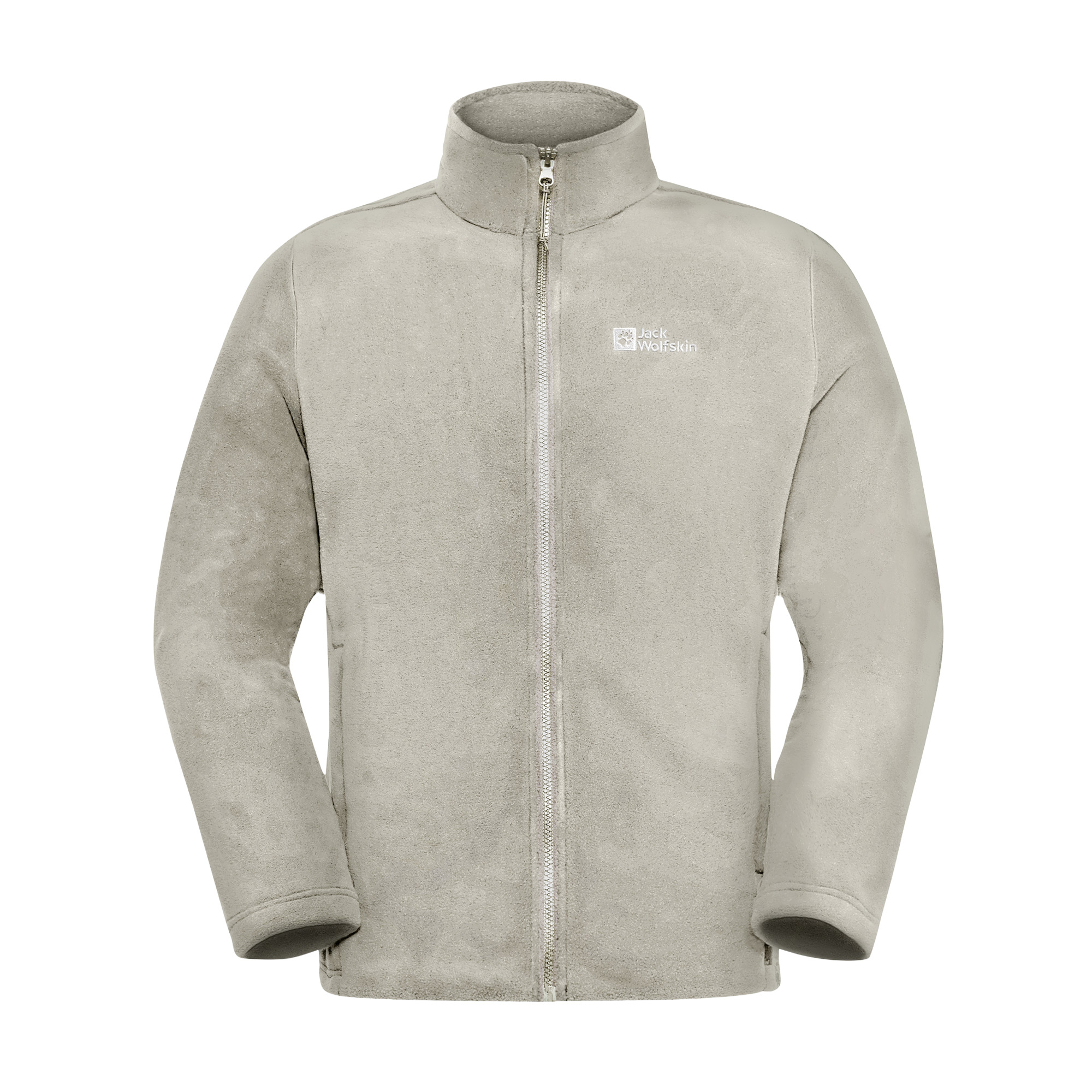 Bluza polarowa męska Jack Wolfskin Winterstein Fz pale sand