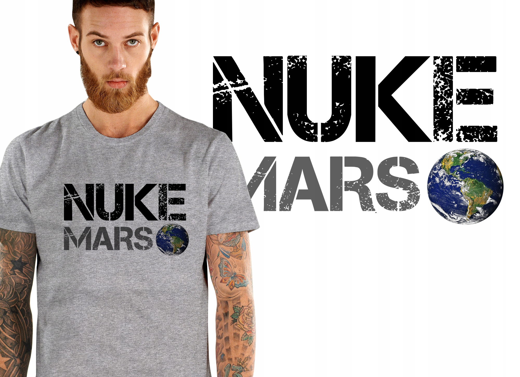 

Nuke Mars Musk Koszulka Męska S