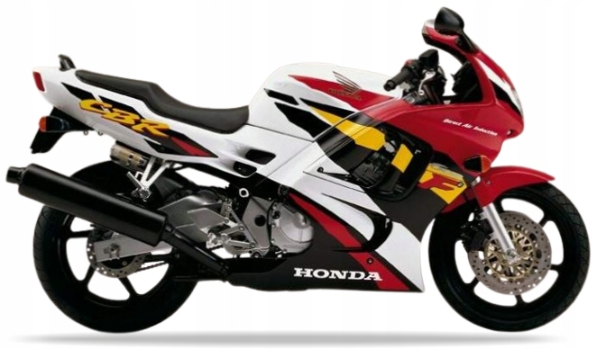 Nálepky Juula Na Motocykel Pre Honda Cbr 600 F 1996 Biela NH196K